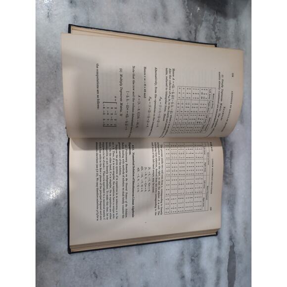 Elementary Matrices and Some Applications by Frazer, Duncan & Collar, 1947 HC - Picture 5 of 6
